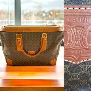 ✅AUTHENTIC ⭐️CELINE Boston Bag⭐️ Vintage beauty ready for vacation